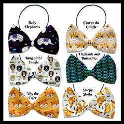 Safari Friends Collection Pet Bow Ties