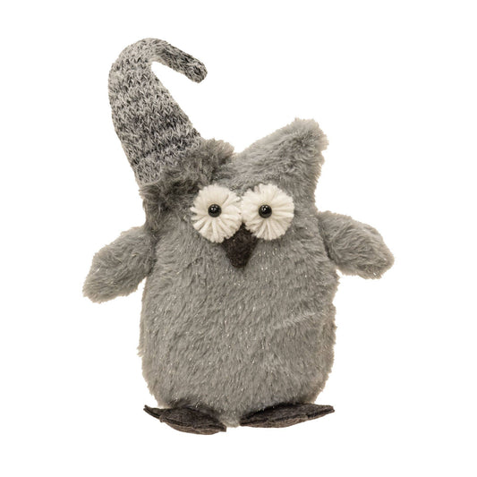 Plush Grey Owl