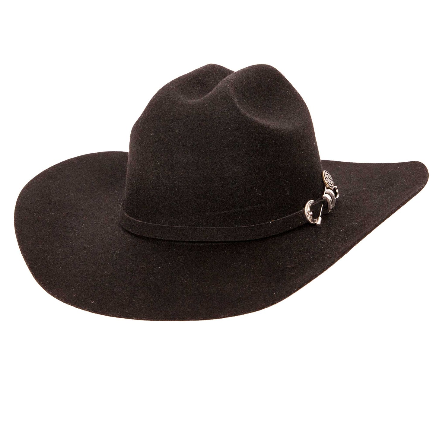 Black Felt Cowboy Hat - Cowboy Hat Band