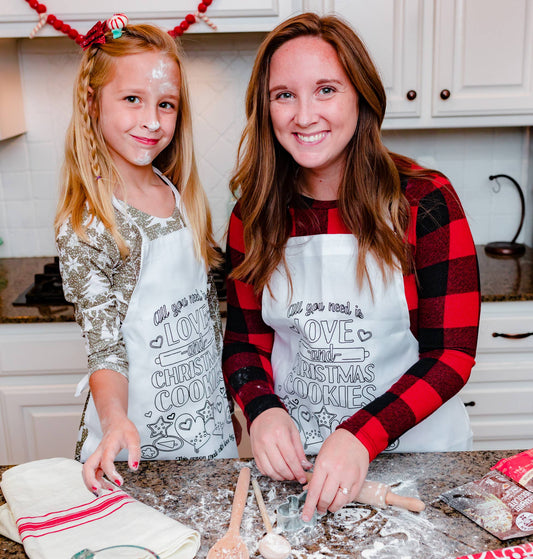 Color Your Own Christmas Apron