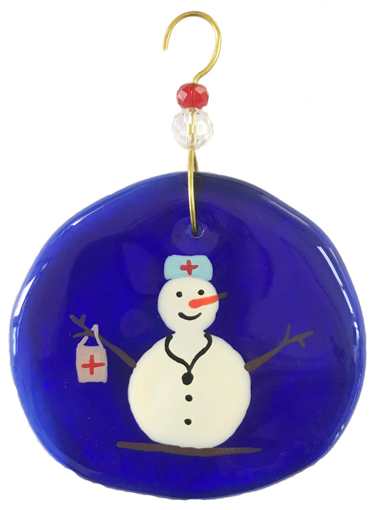 Ornament - Nurse Snowman