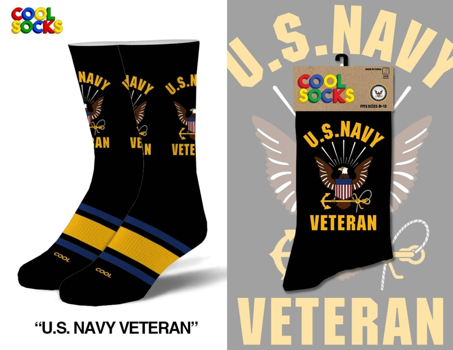 US Navy Veteran Socks