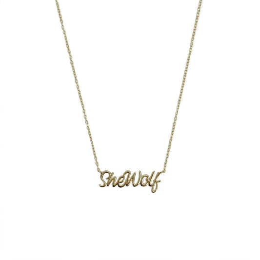 SheWolf Gold Necklace