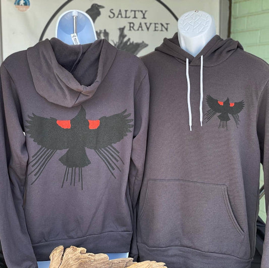 Red-winged Blackbird Ultra Soft BellaCanvas Pullover Hoodie