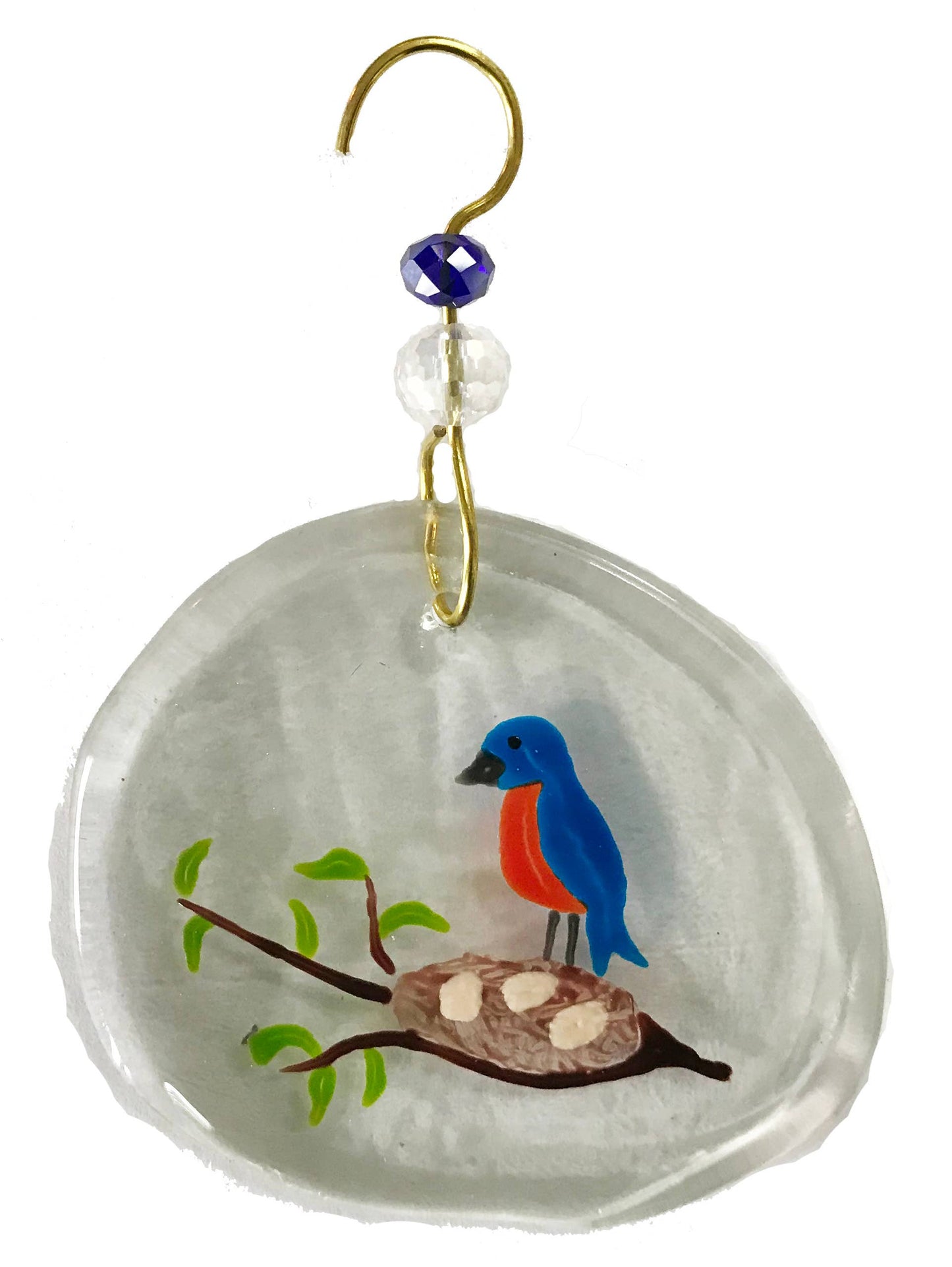 Ornament - Blue Bird & Nest