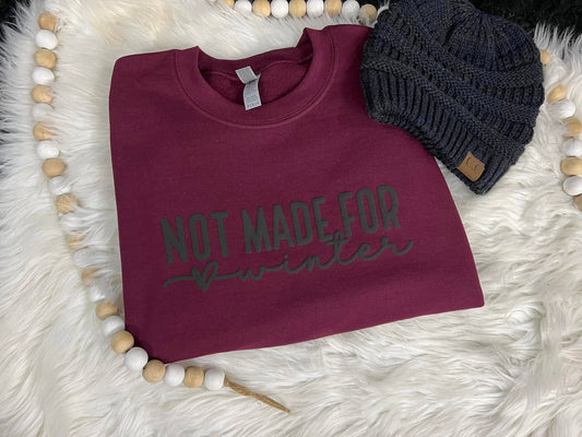 MidWest Tees - Not Made For Winter Puff Sweatshirt