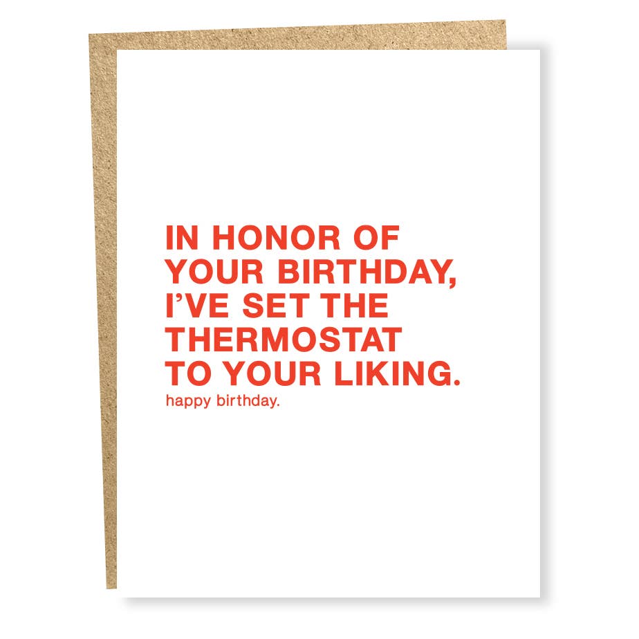 In Honor of Your Birthday - Card