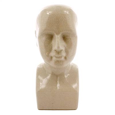 Phrenology Head, Ceramic - Small