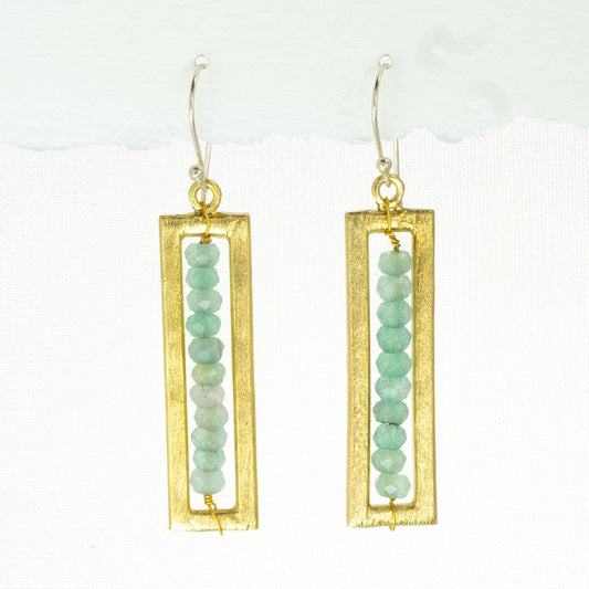 Aqua Fortress Earrings