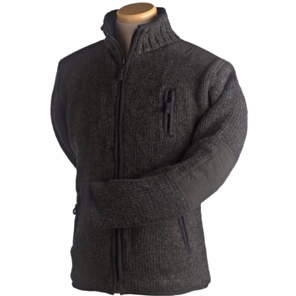 Men's Wool Knit Jacket