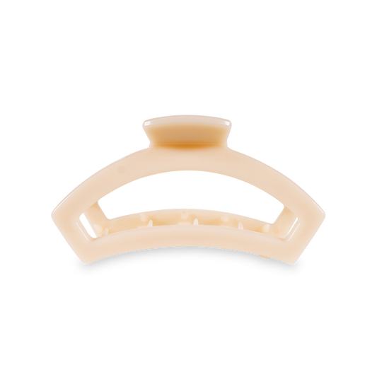 Open Almond Beige Medium Hair Clip