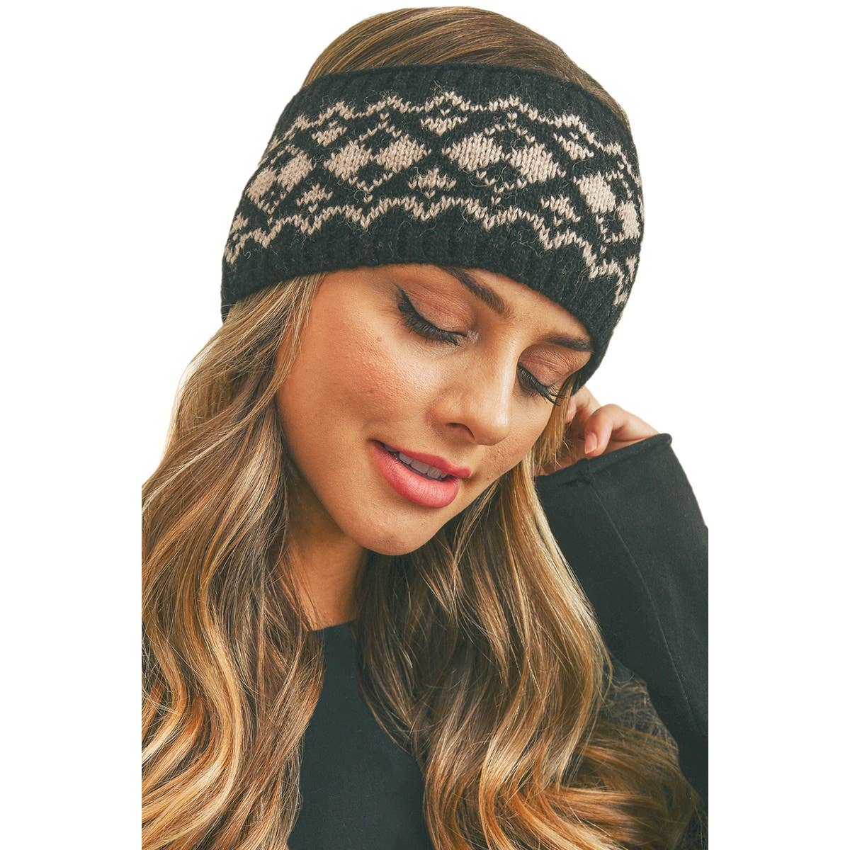 Black Ear Warmer Headband