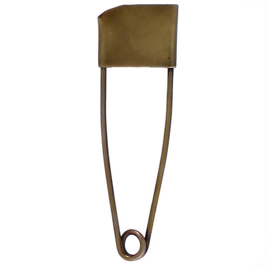 Brass Safety Pin - Lrg - Brass