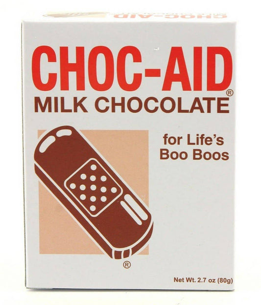 Choc-Aid Bandaids, Milk Chocolate - 2.7oz