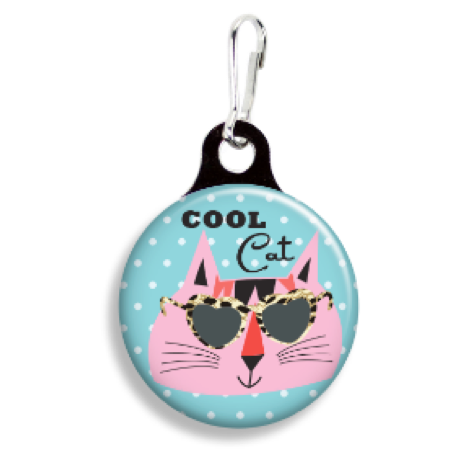 Cool Cat Collar Charm
