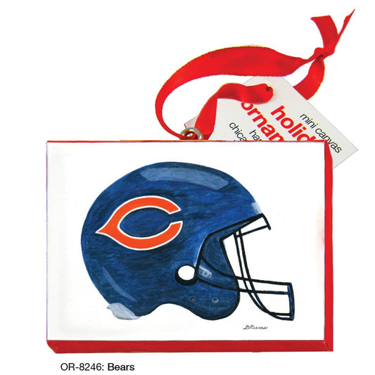 Chicago Bears Helmet - Ornament