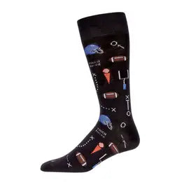 Ready for Some Football Bamboo Blend Men's Crew Socks