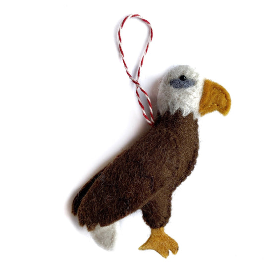 Eagle Felt Wool Ornament