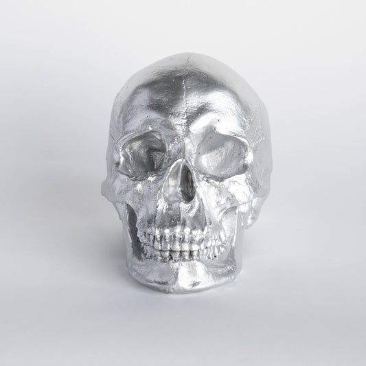 Faux Human Skull Table Décor