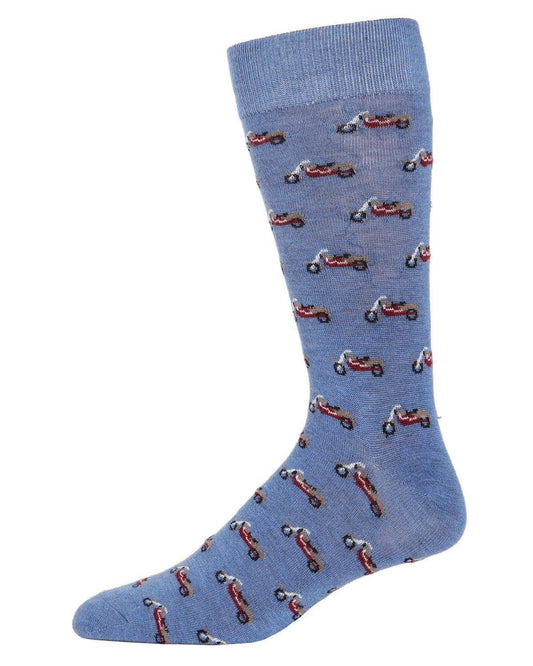 Motorcycle Cashmere Men's Crew Socks