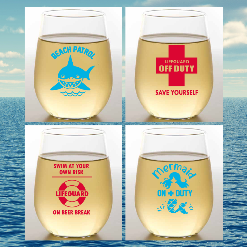 Lifeguard Shatterproof Wine Glasses (2 Pack)