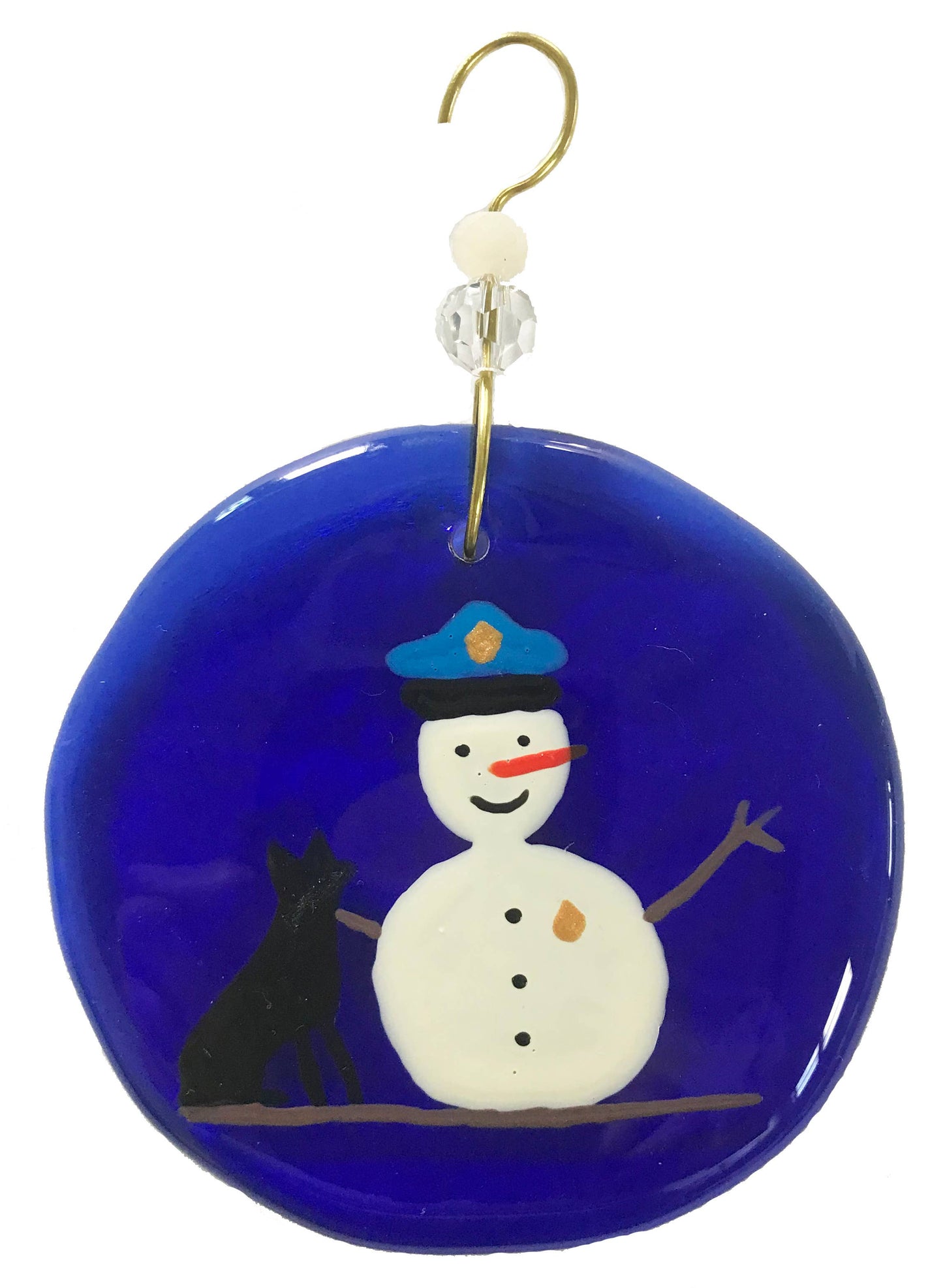 Ornament - Police Snowman