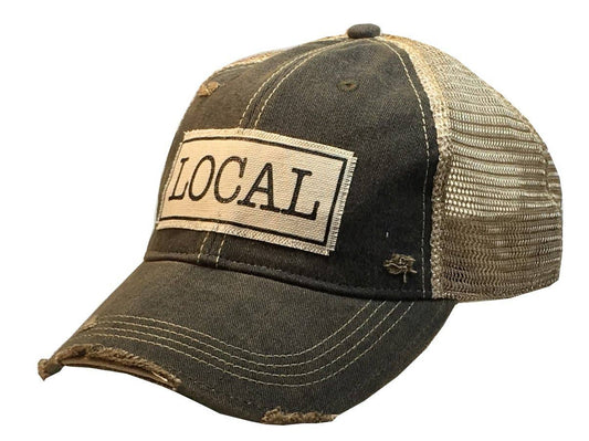 Local Distressed Trucker Cap