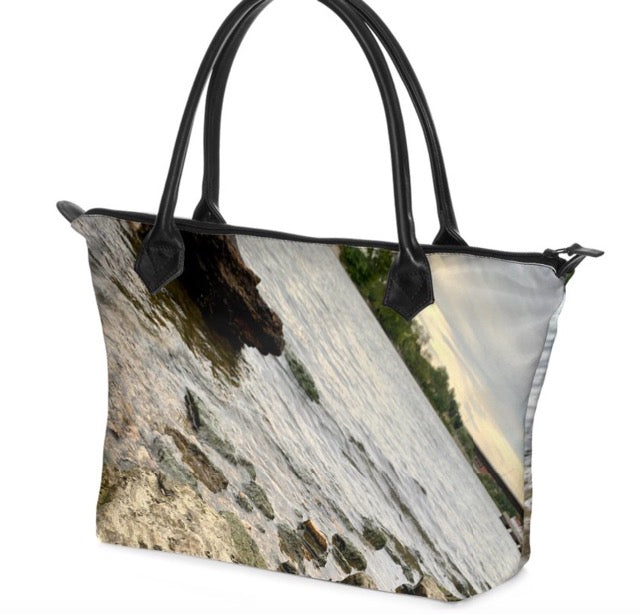 Tote Featuring Illinois River Scene