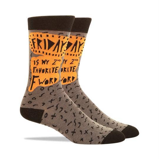 Friday Is My Second Favorite F Word Men's Socks