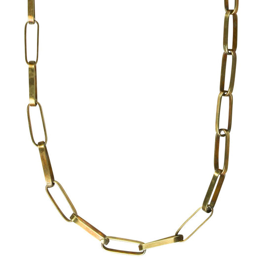 Carter Chain with Clasp, Brass - 26”