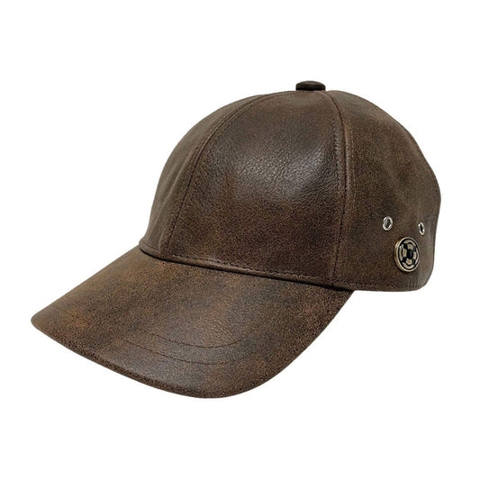 Leather Ball Cap