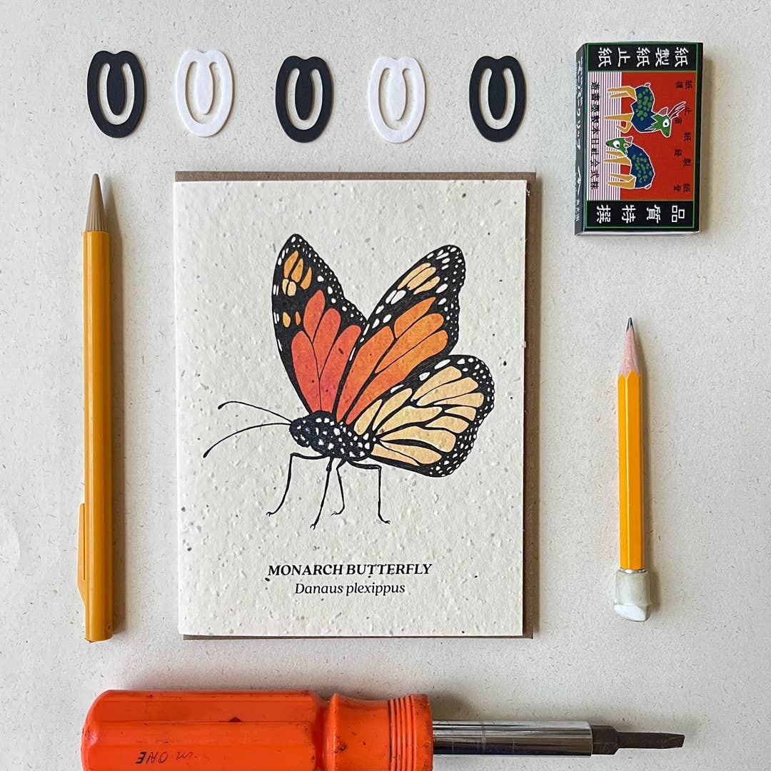 Monarch Butterfly - Seed Card