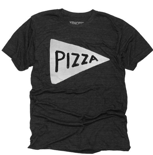 Pizza T-Shirt Vintage Black