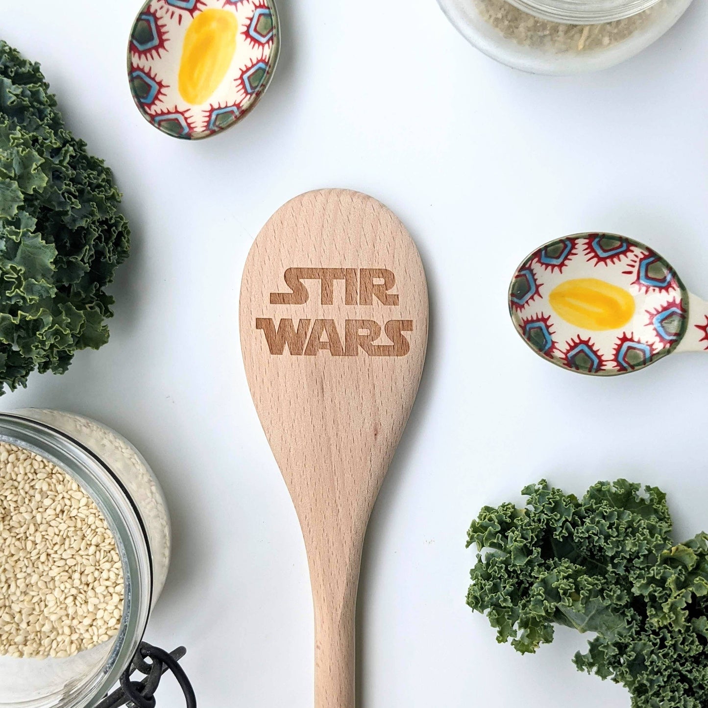 Stir Wars Engraved Wooden Spoon