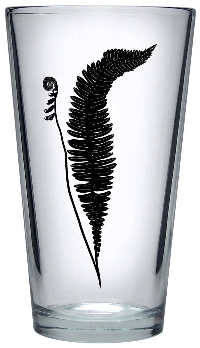 Fern & Frond Pint Glass - Single Boxed