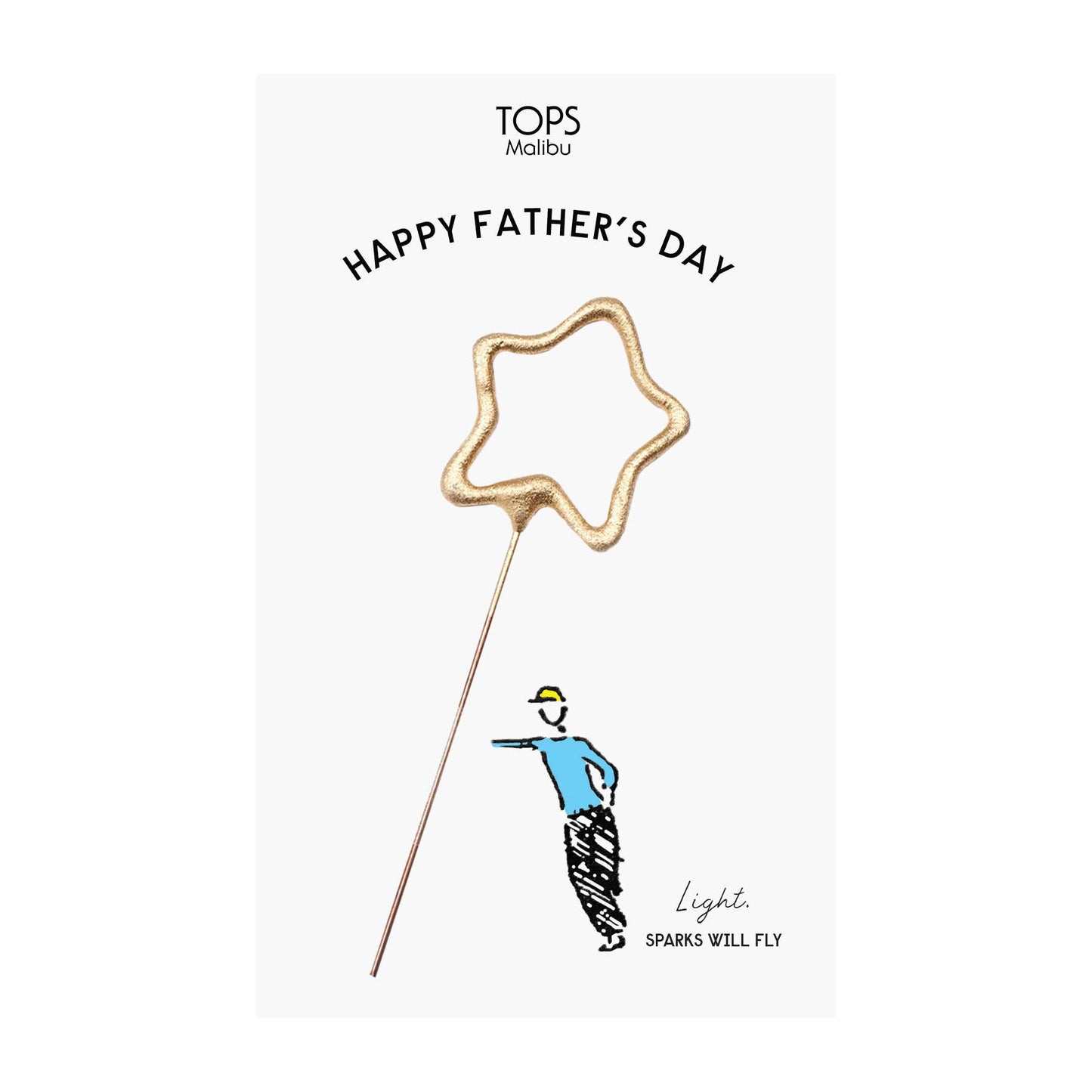 Father's Day Sparkler Card