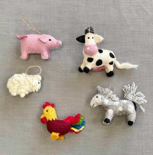 Farm Animal Ornaments