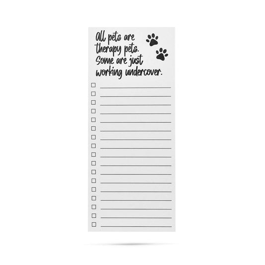 All pets are therapy pets - Notepad