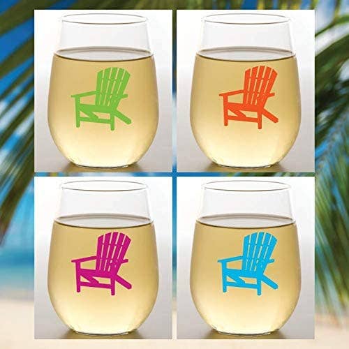 Adirondack Chairs Shatterproof Wine Glasses