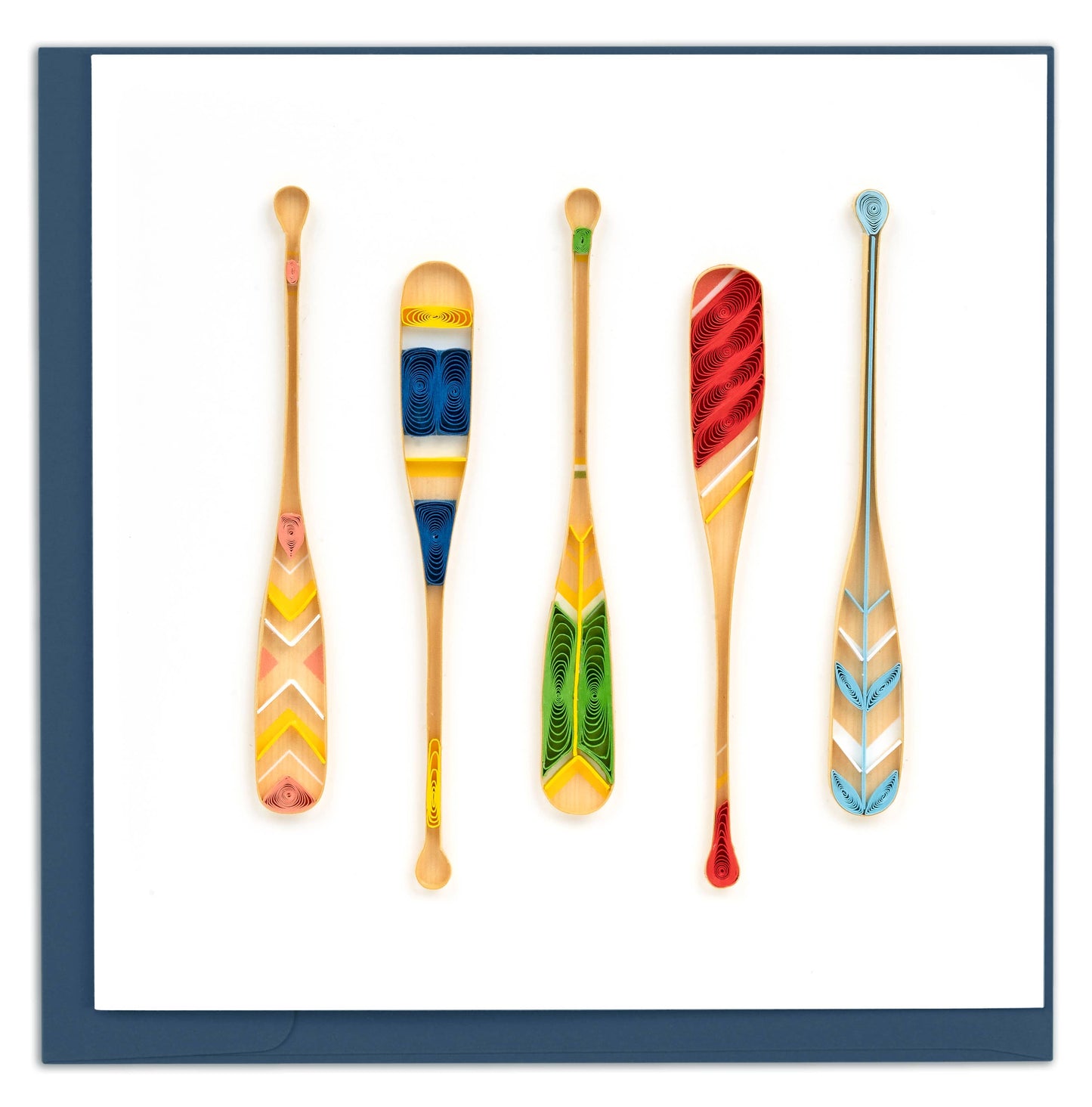 Painted Canoe Paddles