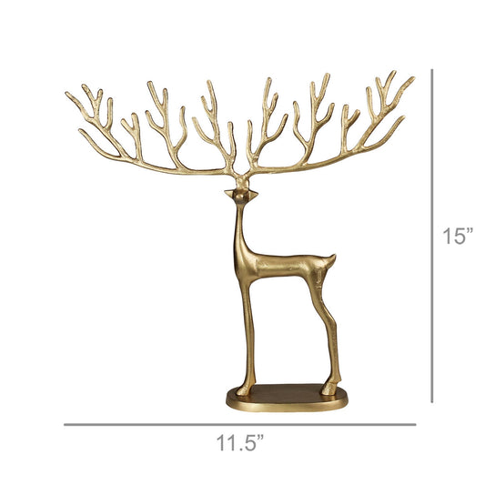 Bergen Reindeer, Brass - Sm