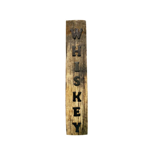 Whiskey Barrel Stave Sign