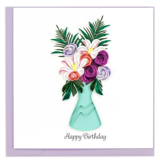 Birthday Flower Vase