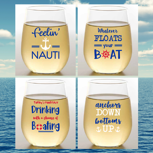 Boat Life Shatterproof Wine Glasses