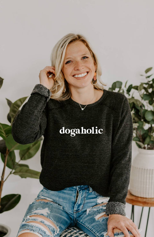 Dogaholic Women's Graphic Sweatshirt