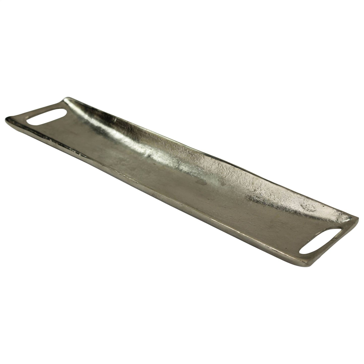 Dash Rectangle Tray, Nickel - Lrg