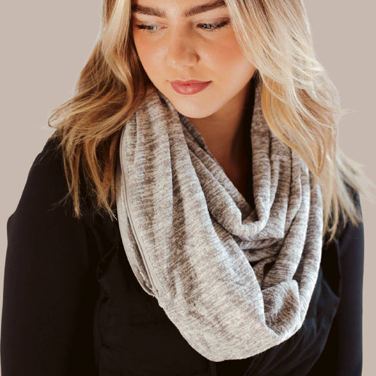 Irina Infinity Scarf - Gray