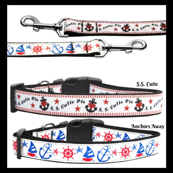 Nylon Leash -Nautical Collection