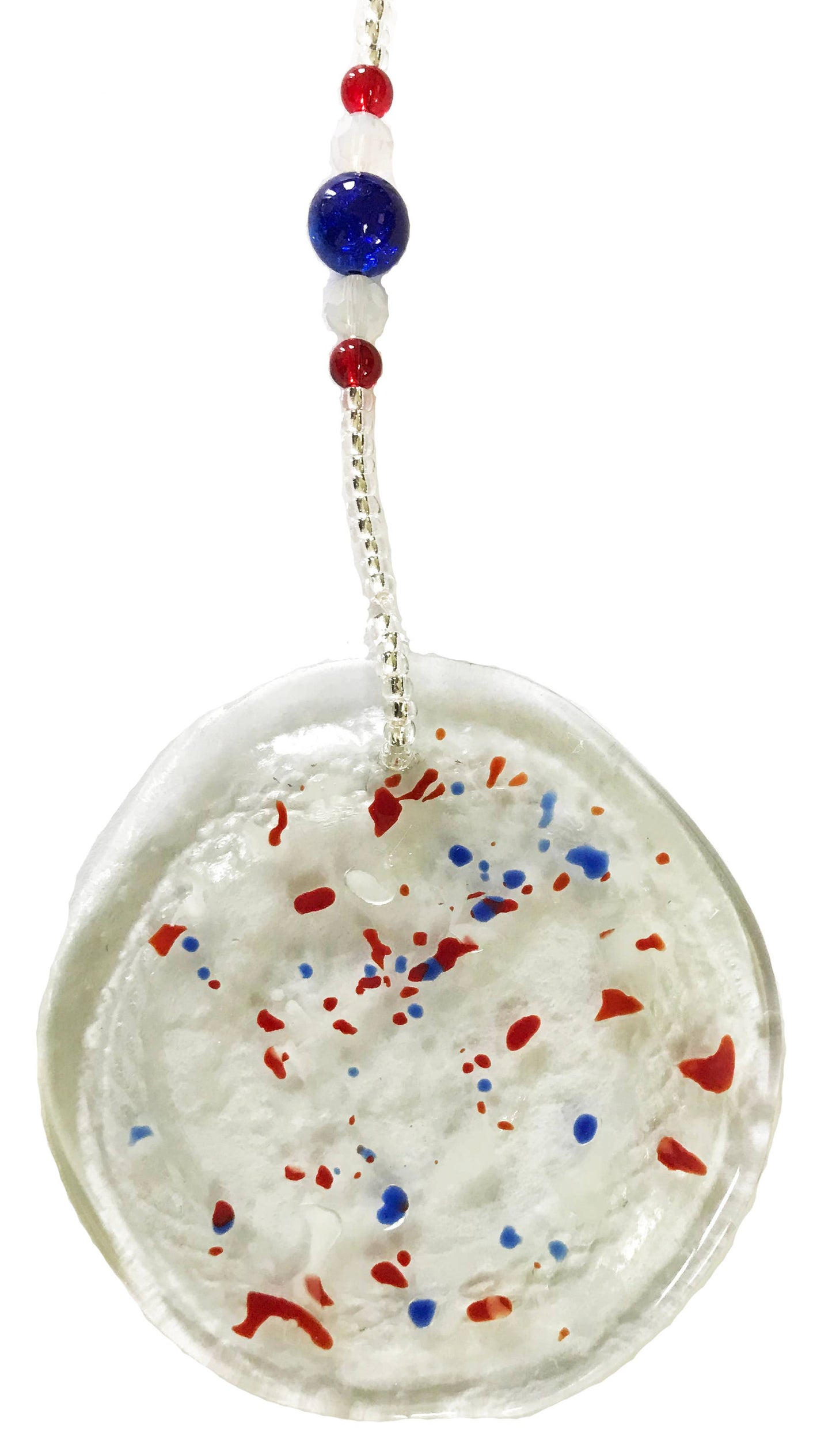 Sun Catcher - Red, White, Blue