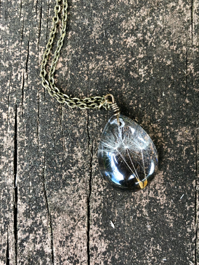 Dandelion Seed Necklace